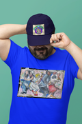Unisex Tee - Royal Blue  - with Jitterbug Jazz Party design