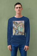 Long sleeve tee with Jazz Dancers - Jitterbug 3 design.